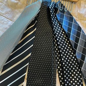 5 black and white means ties
